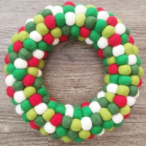 Corona de lana de Nueva Zelanda para mujer, hecha por artesanos de Japón FYW-003, lana de fieltro, ecológica y sin azos, teñida, 100% pura - Product Image 3