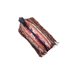 <b>Vintage</b> <b>Silk</b> Sari Recycled <b>Scarf</b> 10x70 Patchwork Stole Women Accessories Multi Color SC028 <b>Vintage</b> <b>Silk</b> Sari Patchwork <b>Scarf</b> - Product Image 1