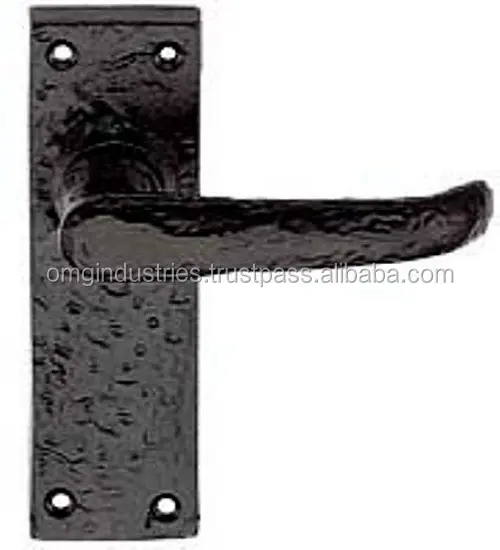 OMG Industries nero antico a leva maniglia porta porta ferramenta porta porta e finestra maniglia tirante