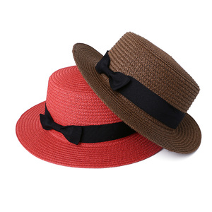 Lady Straw <b>Hat</b>, Lady Palm Sombrero - Headwear, Beach, <b>Party</b> - Wholesale - Product Image 5