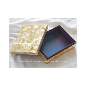 Cajas Rectangulares de Nácar Amarillo - Product Image 1