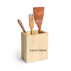 Tall Size Square Shaped Wooden <b>Utensil</b> <b>Holder</b> for Home and <b>Kitchen</b> Use Inexpensive Price Fast Selling Wooden <b>Utensil</b> <b>Holder</b> - Product Image 3