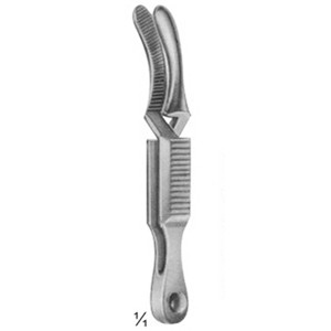 Pince professionnelle en métal pour instrument chirurgical en acier inoxydable Dieffenbach Bulldog - Product Image 1