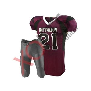 Uniformes de Fútbol Americano Personalizados con Nombre, Número y Logotipo Bordados y Sublimados, Transpirables, de Alta Calidad, a los Mejores Precios al por Mayor - Product Image 1
