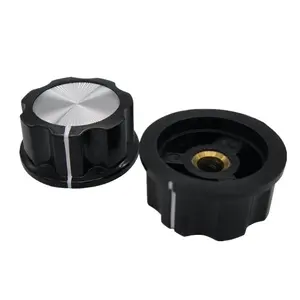 1*10 Stuks 16Mm Draaiknop Draaiknop Voor Gat 6Mm Dia. As Potentiometer 360 Graden 100% Nieuwe Oorsprong