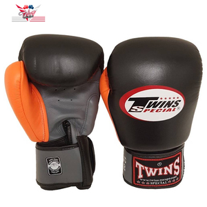 Fashion PU Leather Boxing Gloves for Training Martial Arts <b>New</b> Black Red OEM Logo Thai Color Material Adults <b>People</b> Origin Type - Product Image 3