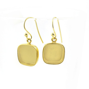 Vente en gros, bijoux romantiques, plaqué argent Sterling 925, forme de luxe, boucles d'oreilles, cadeau, boucles d'oreilles pour pierre - Product Image 3