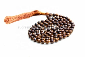 Bronzite Gemstone hindú espiritual bohemio 108 Mala Beads-regalo para ocasiones de fiesta - Product Image 6