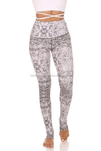 Leggings de cintura alta hasta el tobillo con estilo de moda para mujer con piernas largas - Product Image 2