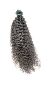 100% Cabello Remy humano rizado de larga duración con proceso al vapor Color de cabello natural virgen indonesio - Product Image 5