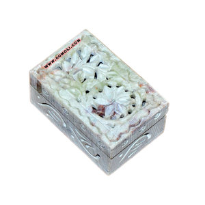 Caja de Joyería de Piedra Tallada a Mano - Product Image 2