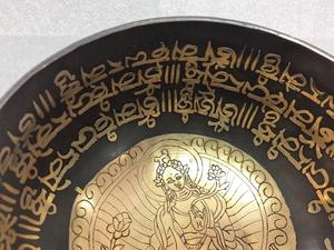 Nuevo cuenco de Canto de meditación de crisol de cuarzo Tibetano con sonido curativo para una práctica efectiva de atención plena - Product Image 5