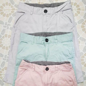 Shorts d'été pour garçons du Bangladesh avec trois couleurs de surplus de coton et de Spandex Lot d'expédition annulé/Stock de vêtements - Product Image 1