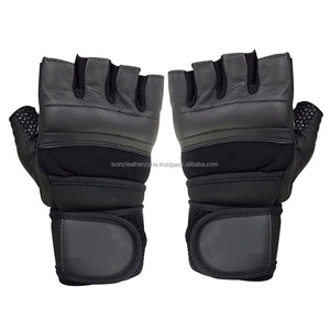 Gants de fitness demi-doigt antidérapants unisexes Gants en cuir pour le cyclisme et l'haltérophilie - Product Image 5