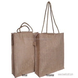 Jute Shopping <b>Bag</b> Large Size Rope Handle Vertical Horizontal Style Groceries <b>Bag</b> - Product Image 1