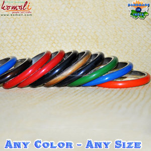 Bracelet en laiton en résine marron fait à la main, manchette, bijoux faits sur mesure de haute qualité avec prix de gros - Product Image 3