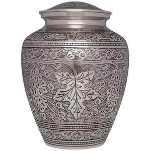 Urna de cremación para adultos con diseño de flores de roble para Europa y EE. UU. - Product Image 1
