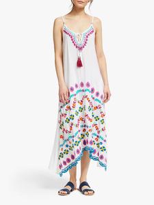 Robe Maxi brodée avec col en chaîne pour femmes, vêtement indien, pas cher, transportable, styliste, 2020 - Product Image 2