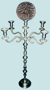 Centres de table candélabres de mariage avec bol à fleurs autres bougeoirs lanternes et bocaux à bougies pour la décoration de bureau à domicile décor de mariage - Product Image 3