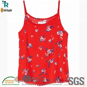 Cotton Sleeveless Kids Tang <b>Top</b> Wholesale New Summer Baby Tangtop Girls Cartoon Short Printed 100% Cotton With Pattern O-neck - Product Image 1