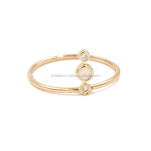 Solid 14k Yellow Gold Genuine Diamond Opal Gemstone Wedding Band <b>Ring</b> Fine Indian Jewelry Wholesale - Product Image 1