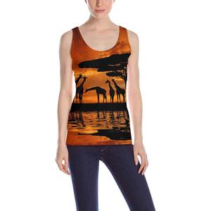 Débardeur d'été pour femmes Vente en gros Sublimation Print Loose Plus Size Design - Product Image 1