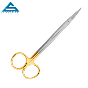 กรรไกรผ่าตัดตรงชุบทองแบบมืออาชีพกรรไกรผ่าตัดพื้นฐานของเครื่องมือผ่าตัด - Product Image 1