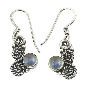 Exceptional 925 <b>Silver</b> Jewelry with Cute Semiprecious Gemstone <b>Earrings</b> for Gift Original Exporter - Product Image 2