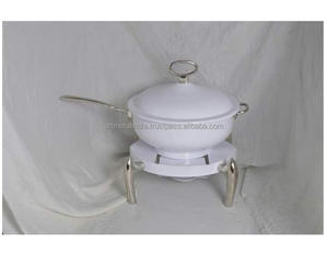 จาน CHAFING สแตนเลสสีขาว - Product Image 1