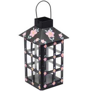 Antique-Style New Home & Christmas <b>Outdoor</b> <b>Candle</b> <b>Lantern</b> Handmade Filigree Design With Glass and Metal Iron Materials - Product Image 6