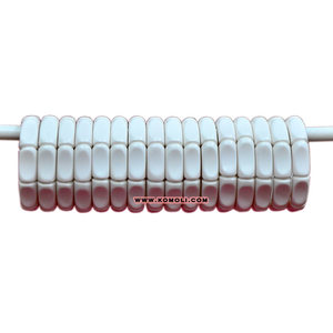 Pulsera de resina tallada, joyería hecha a mano, diseño de bambú azul - Product Image 3