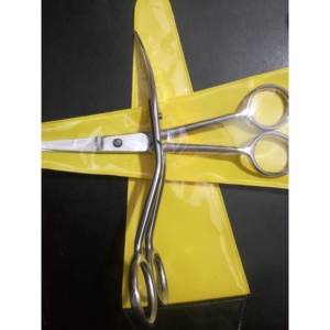 Ciseaux à Double faces courbées, appliqué par broderie, 4 pièces - Product Image 1