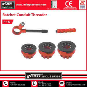 Precio al por mayor, enhebrador de trinquete de conducto, enhebrador de tuberías de alta resistencia, máquina enhebradora de tuberías - Product Image 6