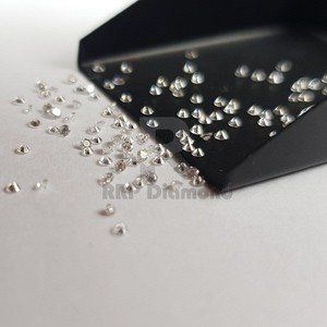 1.2ถึง1.7มม. สี GHI SI ความบริสุทธิ์ HPHT Lab เพชรที่ปลูกเพชรขัดระยะประชิดสีขาวสังเคราะห์ตัดเพชร - Product Image 4