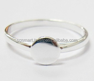 STR106 Anillo de Plata de Ley 925 Stack - Product Image 1