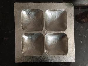 Dual Shiny Matte Aluminium <b>Boat</b> Shape Fruit Bowl Elegant Christmas Tabletop Decoration Raw Polished Metal Fruit Bowls - Product Image 4