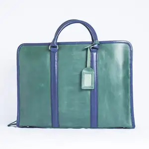 Laptop tasche Echte Ledertaschen ISO BSCI Factory Umwelt freundliche Aktentasche aus recyceltem Leder und Leder für Herren und Mode Herren OEM