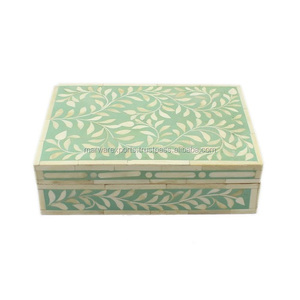 Handmade Modern Multi-purpose Bone Inlay <b>Living</b> Room Furniture Customized Sizes Elegant Home Decorative <b>Box</b> - Product Image 2