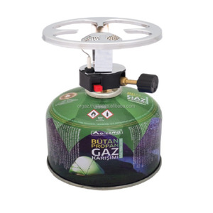 เตาแก๊สกลางแจ้งแบบพกพาพร้อมตลับวาล์วเพียโซสำหรับการผจญภัยกลางแจ้ง - Product Image 1