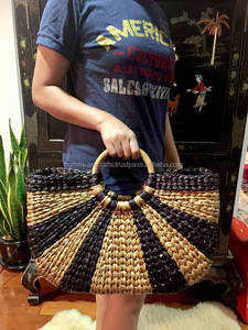 Water Hyacinth <b>Bag</b> Wholesale Supplier Handmade Eco Friendly Decorative Tote <b>Bag</b> for Resort and Hotel Use Vietnam - Product Image 5