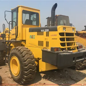 Komatsu-cargador de ruedas de WA320-3, precio bajo, usado