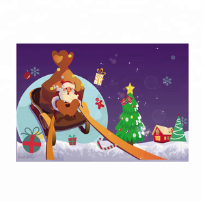 Bellissima Cartolina di <span class=keywords><strong>Auguri</strong></span> Natalizi 3D Lenticolare Fai-da-Te - Product Image 3