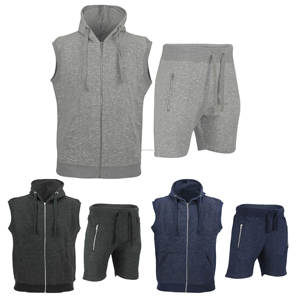 2025 hommes sweat couleur unie impression hommes survêtement ensemble nouvelle mode hommes en gros bas taux survêtement vêtements de sport S-4XL - Product Image 5