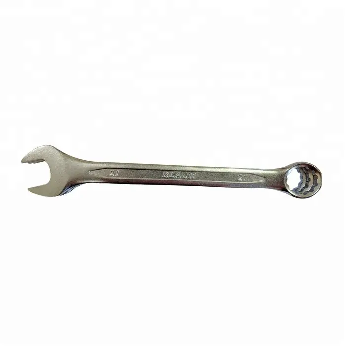 Clé à molette Chrome Vanadium Combinaison Clés Clé Vente Chaude 21 MM Cold Stamp Spanner 21 Mm Acier Inoxydable Métrique