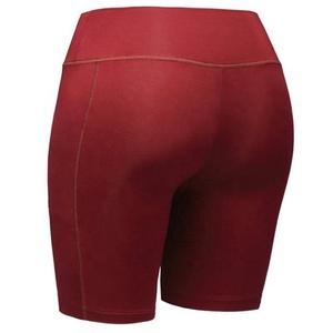 กางเกงเลกกิ้งยาวสำหรับผู้หญิงกางเกงฟิตเนสเล่นกีฬาโยคะมีกระเป๋าลายพื้น - Product Image 6