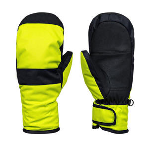 Gants de Ski unisexes, en cuir véritable, imperméable, 4 pièces - Product Image 1
