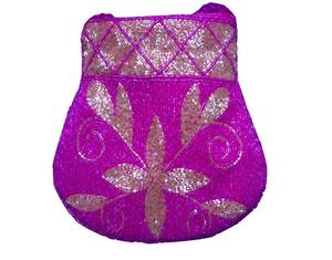 Elegante bolsa de monedas con cuentas y decoración de perlas para ocasiones nocturnas - Product Image 1