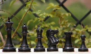 High Quality Anderssen Series <b>Wooden</b> Indoor/Outdoor Eco-Friendly Handmade <b>Chess</b> <b>Set</b> with <b>Chess</b> Pieces - Product Image 3