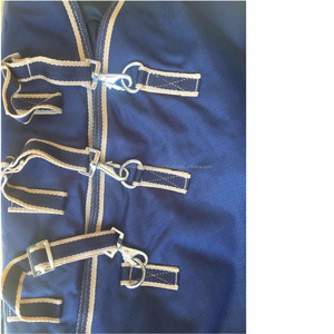 Shemax 2023 Équitation Équestre Haute Qualité Top Vente Personnalisé 1200 Denier Heavy Navy 300Gsm Polyfilled Tapis D'hiver - Product Image 2