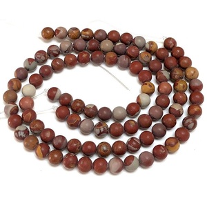 ลูกปัดหินคุณภาพสูง noreena JASPER ลูกปัด Strand Stone หลวมเรียบการรักษาสร้อยคอคริสตัลขายส่ง - Product Image 1